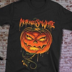Motionless in White 🎃 Pumpkin Graphic T- Shirt Size Small